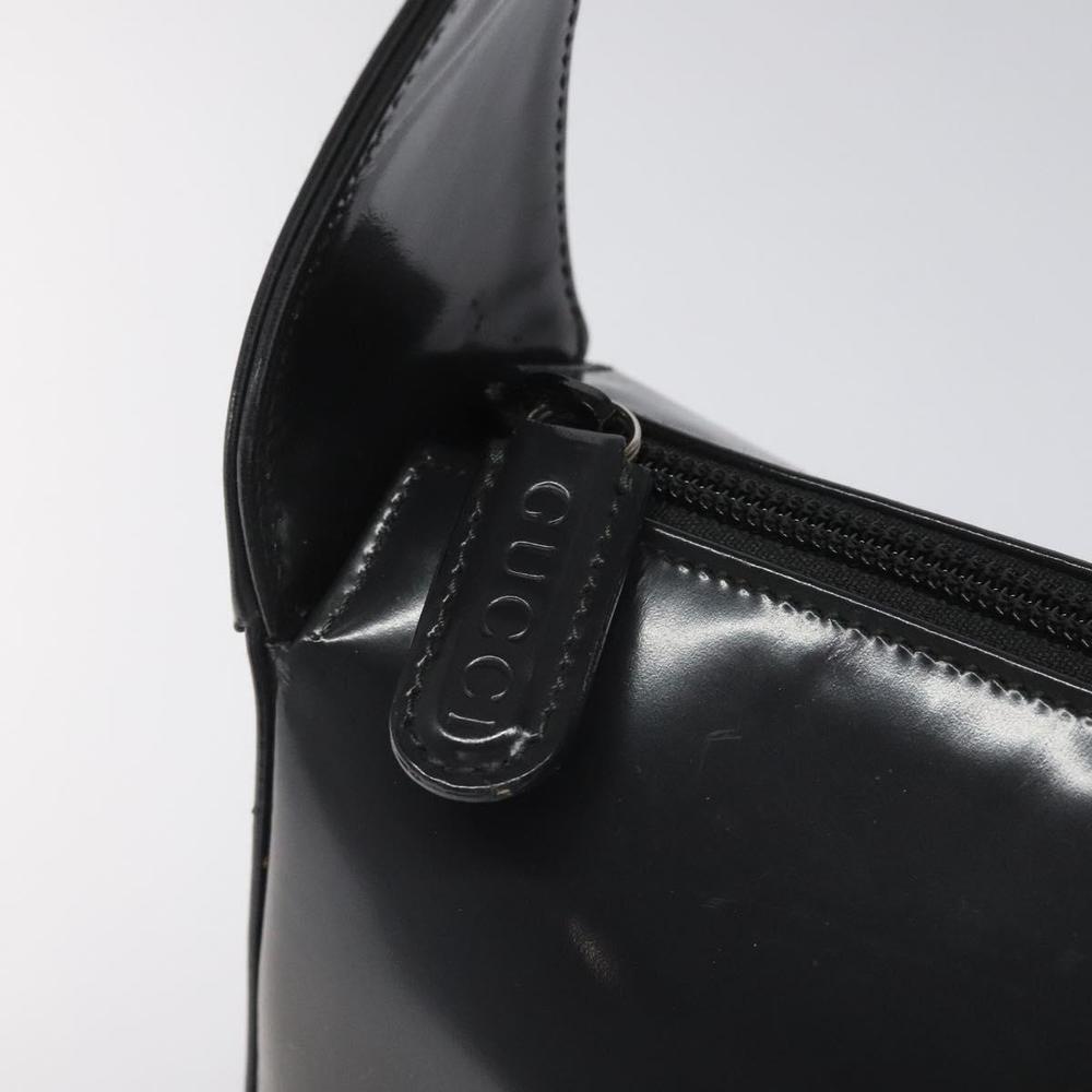 GUCCI Shoulder Bag Patent leather Gray 001 1364 1703 Auth fm4400 - Picture 14 of 16